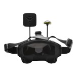LS-800D FPV G0ggles con DVR 5.8G 40CH 5 pollici 800x480 diversità Video auricolare costruire in batteria testa Tracker RC FPV Racing Drone